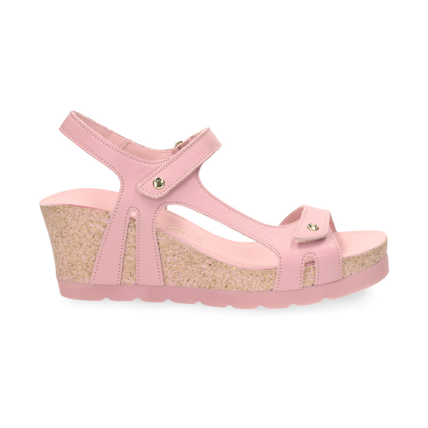 Varel Colors Pink Napa, Sandals with leather lining