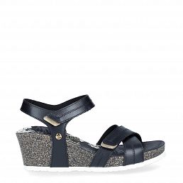 Vieri Boulevard, Black Sandals with leather lining