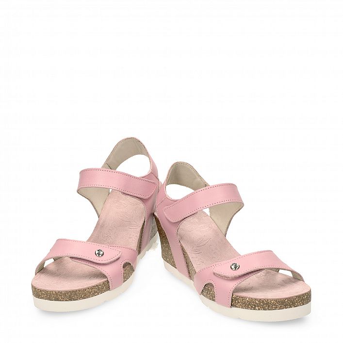 Vila Pink Napa, Wedge sandals Made in Spain