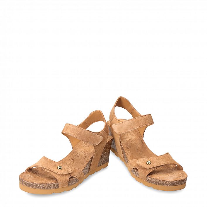 Vila Cuero Velour, Wedge sandals Made in Spain