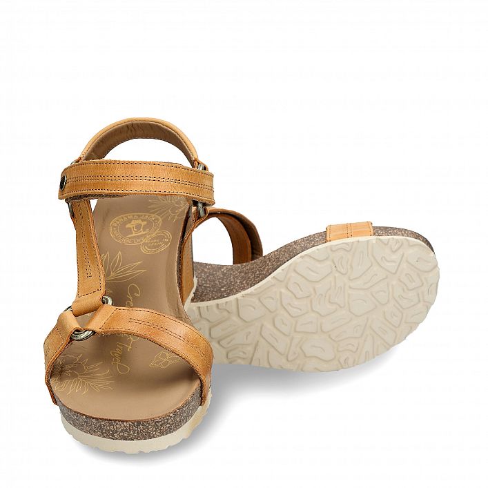 Violet Basics Vintage  Napa Grass, Wedge sandals  Vintage greased nappa leather.