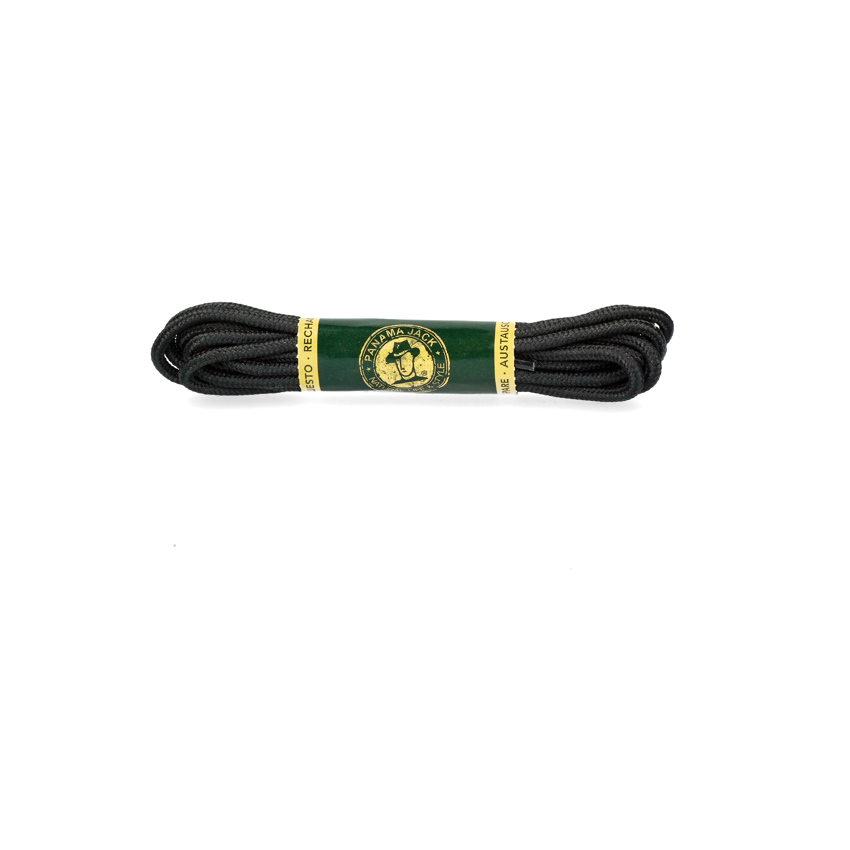 Shoelaces 135 Cm in black Black Poliester